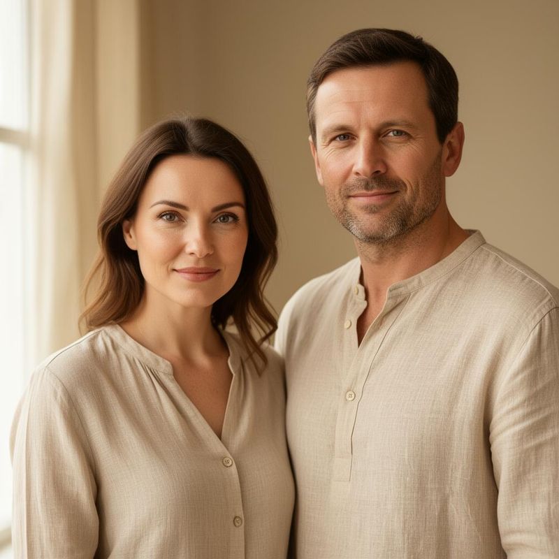Person with calm energy and mental focus